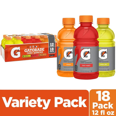 Gatorade Thirst Quencher, Core Variety Pack, 12 fl oz, 28-count
